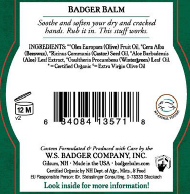 Badger Balm * Badger Supplement - Conners Clinic